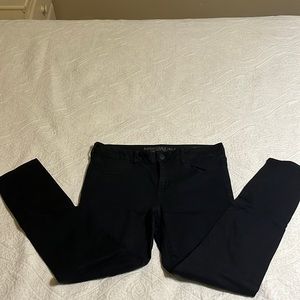 American Eagle Black Super Stretch Jeggings Size 14